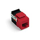 Leviton 5G108-RC5 Red Snap-In Jack