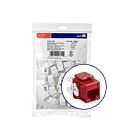 Leviton 5G110-BR5 Dark Red Cat 5E+ Jack