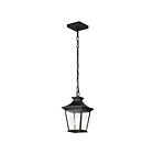 Lanterne suspendue extérieure Nuvo Lighting Jasper 60-5746 1-lumière 100W Noir mat