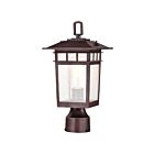 Lampe sur poteau extrieur Nuvo Lighting 60-5955 1-Lumière Bronze rustique