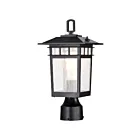 Lampe sur poteau extrieur Nuvo Lighting 60-5956 1-Lumière Noir texturé