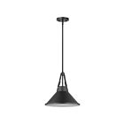 Suspendu à tige Nuvo Lighting 60-7645 Zelda 1-Lumière Noir