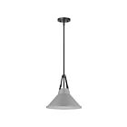 Suspendu à tige Nuvo Lighting 60-7646 Zelda 1-Lumière Noir
