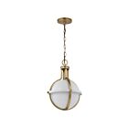 Suspendu à chaîne Nuvo Lighting 60-7664 Lincoln 1-Lumière Blanc mat