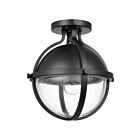 Plafonnier semi encastré Nuvo Ligthing 60-7673 Lincoln 1-Lumière Noir mat