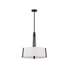 Suspendu à tige Nuvo Lighting 60-7678 Flynn 3-Lumières Noir