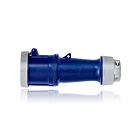 Leviton 460C9WLEV Connecteur à broche et manchon 60A - Bleu