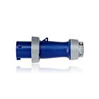 Leviton 560P9WLEV Fiche à broche et manchon 60A - Bleu