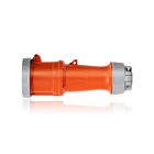 Leviton 460C12WLEV Connecteur à broche et manchon 60A - Orange