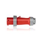 Leviton 560P7WLEV Fiche à broche et manchon 60A - Rouge