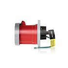 Leviton 460R7WLEV Prise à broche et à manchon de 60 A - Rouge 