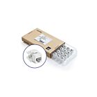 Leviton 6110G-CW6 Prise Utp Extreme Cat 6A, paquet de 12, blanc