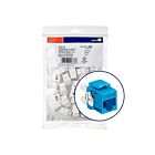 Leviton 61110-BL6 Lunette et connecteur d'interface bleus