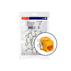 Leviton 61110-BY6 Cadre et connecteur d'interface jaunes