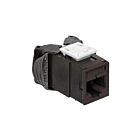 Leviton 6AUJK-RB6 JackAx1 C6A Utp Marron