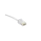 Leviton 6H460-5W Cordon de brassage 1G High-Flex Hd6 5 Blanc