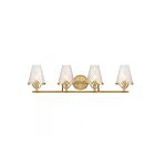 Savoy House 8-3596-4-322 Candler 4-Lumières 240W Laiton Vanité 