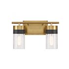 Luminaire de vanité Savoy House 8-3600-2-322 Brickell 2 Lumières 120W Laiton chaud