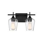 Luminaire de vanité Savoy House Essentials 8-4030-2-13 Octave 2 Lumières 120W Bronze anglais