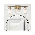 Luminaire de vanité Savoy House Essentials 8-4030-3-322 Octave 3 Lumières 180W Laiton chaud