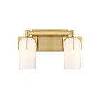 Savoy House 8-4128-2-322 Caldwell 2-Lumières 120W Laiton Vanité 