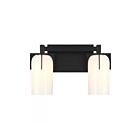 Savoy House 8-4128-2-BK Caldwell 2-Lumières 120W Noir Vanité 