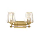 Luminaire de vanité Savoy House Essentials 8-6001-2-322 Garnet 2 Lumières 120W Laiton chaud