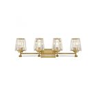 Luminaire de vanité Savoy House Essentials 8-6001-4-322 Garnet 4 Lumières 240W Laiton chaud