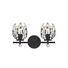 Luminaire de vanité Savoy House 8-6601-2-BK Moreno 2 Lumières 120W Noir mat