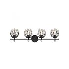 Luminaire de vanité Savoy House 8-6601-4-BK Moreno 4 Lumières 240W Noir mat