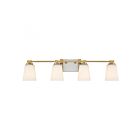 Luminaire de vanité Savoy House 8-6901-4-322 Darby 4 Lumières 240W Laiton chaud