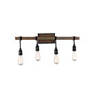 Luminaire de vanité Savoy House 8-993-4-41 Burgess 4 Lumières 240W Durango