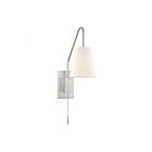 Applique Murale Savoy House Essentials Owen 9-0900Cp-1-Sn 1 Lumière Nickel Satiné