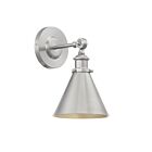 Applique Murale Savoy House Essentials Glenn 9-0901-1-Sn 1 Lumière Nickel Satiné