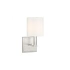 Applique Murale Savoy House Essentials Waverly 9-1200-1-Sn 1 Lumière Nickel Satiné