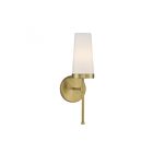 Applique Murale Savoy House Essentials Haynes 9-2801-1-322 1 Lumière Laiton Chaud