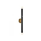 Savoy House Callaway 9-2901-2-263 2-Lumières Marbre noir et laiton chaud Applique Murale