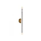 Savoy House Callaway 9-2901-2-264 2-Lumières Marbre blanc et laiton chaud Applique Murale