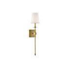 Applique Murale Savoy House Essentials Monroe 9-303-1-322 1 Lumière Laiton Chaud