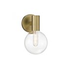 Applique Murale Savoy House Essentials Wright 9-3076-1-322 1 Lumière Laiton Chaud