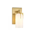 Savoy House 9-4128-1-322 Caldwell 1-Lumière 60W Laiton Vanité 