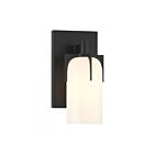 Savoy House 9-4128-1-BK Caldwell 1-Lumière 60W Noir Vanité 