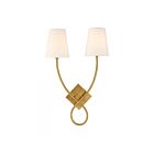 Savoy House Barclay 9-4928-2-322 2-Lumières Laiton chaud Applique Murale
