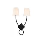 Savoy House Barclay 9-4928-2-89 2-Lumières Noir mat Applique Murale