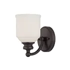 Applique Murale Savoy House Essentials Melrose 9-6836-1-13 1 Lumière Bronze Anglais