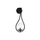 Savoy House Encino 9-7193-1-89 1-Lumière Noir mat Applique Murale