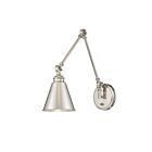 Applique Murale Savoy House Essentials Morland 9-961Cp-1-109 1 Lumière Nickel Poli