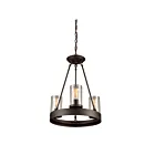 Lustre Artcraft Menlo Park AC10003 60W 3-lumières bronze huilé