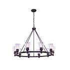 Lustre Artcraft Clarence AC10760OB 60W 10-lumières bronze huilé