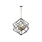 Lustre Artcraft Artistry AC11114 60W 4-lumières noir mat et laiton satiné